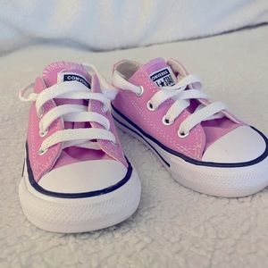 Brand new pink converse!  Size 5 Toddler
